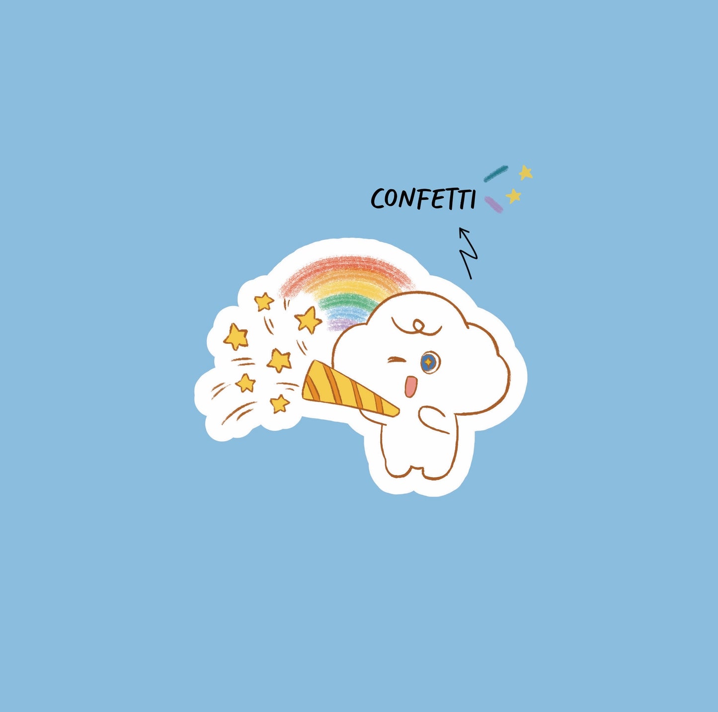 Confetti Sticker