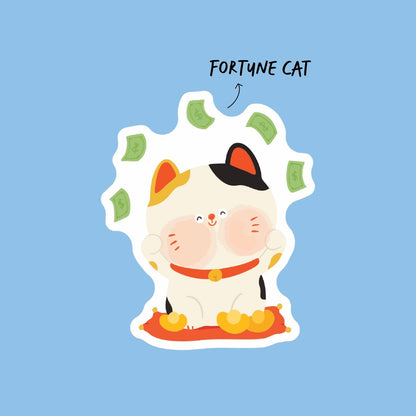 Fortune Cat Sticker