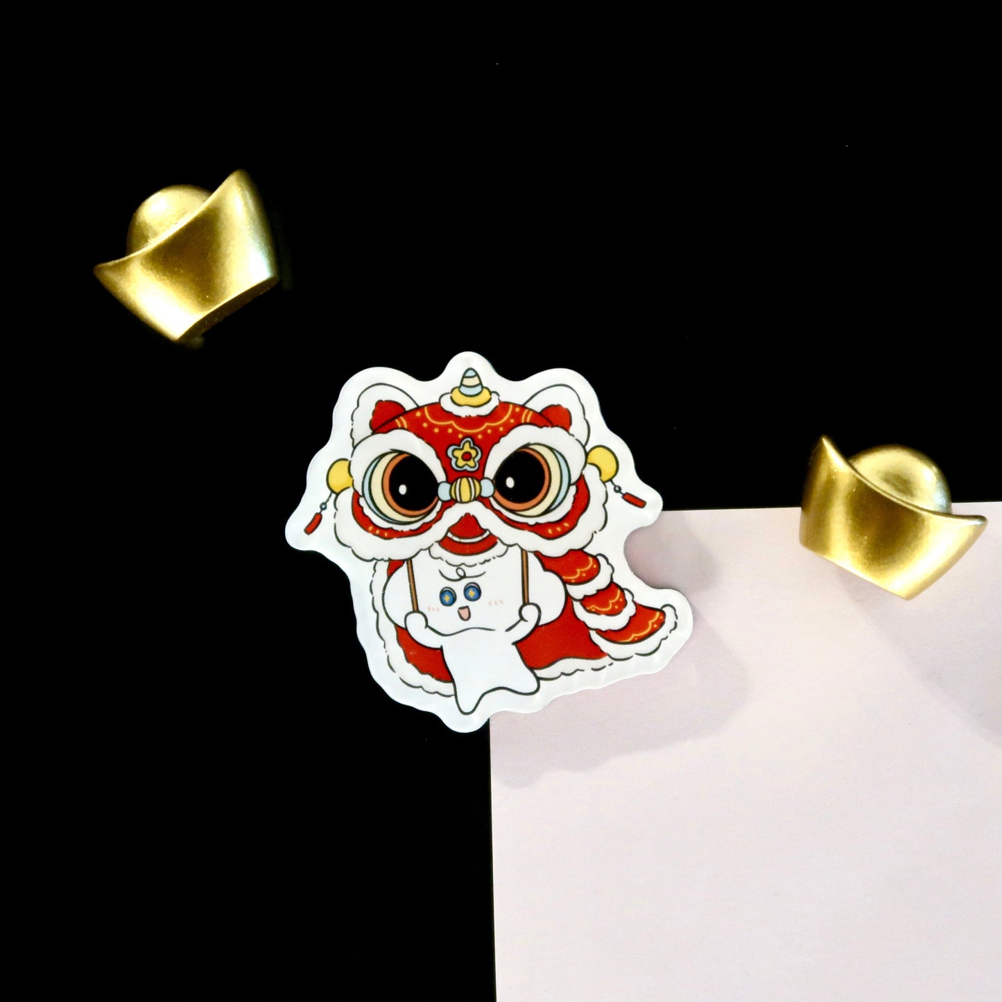 Lion Dance Magnet